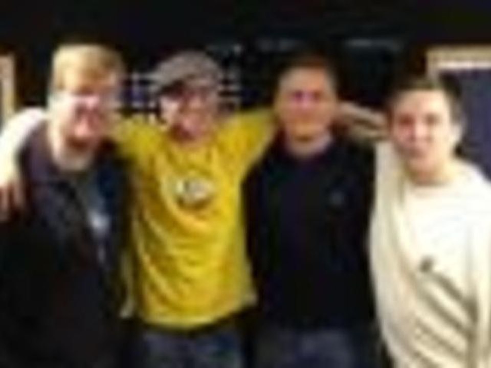 The Away Boyz in the studio!