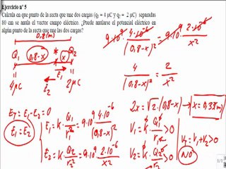 Problemas resueltos de electrostática ejercicio 5