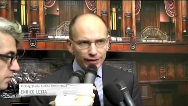 Letta - Legge elettorale, tutti i partiti seguano l'appello di Napolitano (20.11.12)