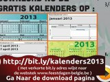 Wie wil er gratis kalenders 2013 downloaden?