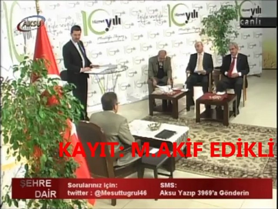 Mustafa POYRAZ Şehre Dair AKSU TV Programı 19 Kasım 2012 1. BÖLÜM