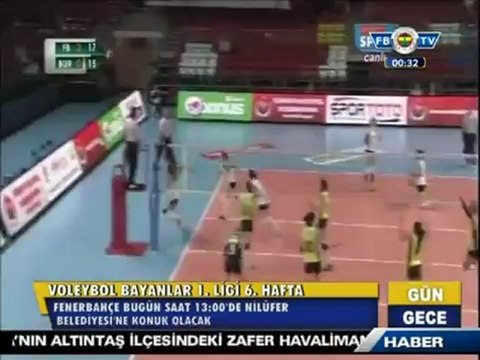 23 Kasım 2012 Fenerbahçe Nilüfer Belediyesi Maçı Öncesi