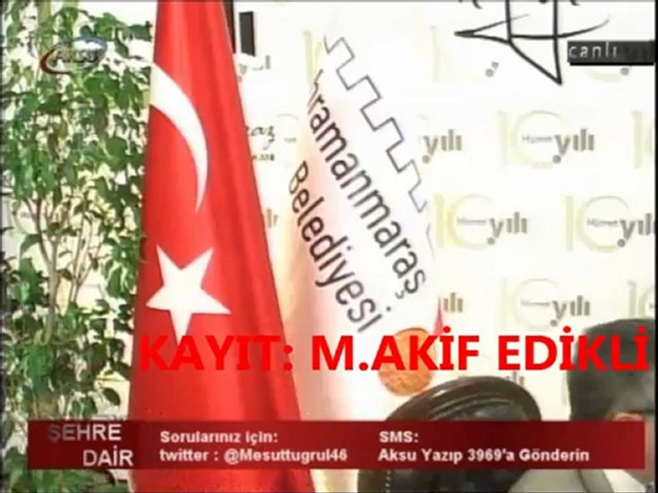 Mustafa POYRAZ Şehre Dair AKSU TV Programı 19 Kasım 2012 3. BÖLÜM