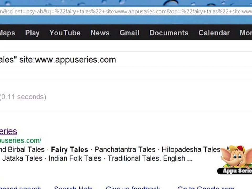 Google Search Tip 06 - Search within a Specific Website