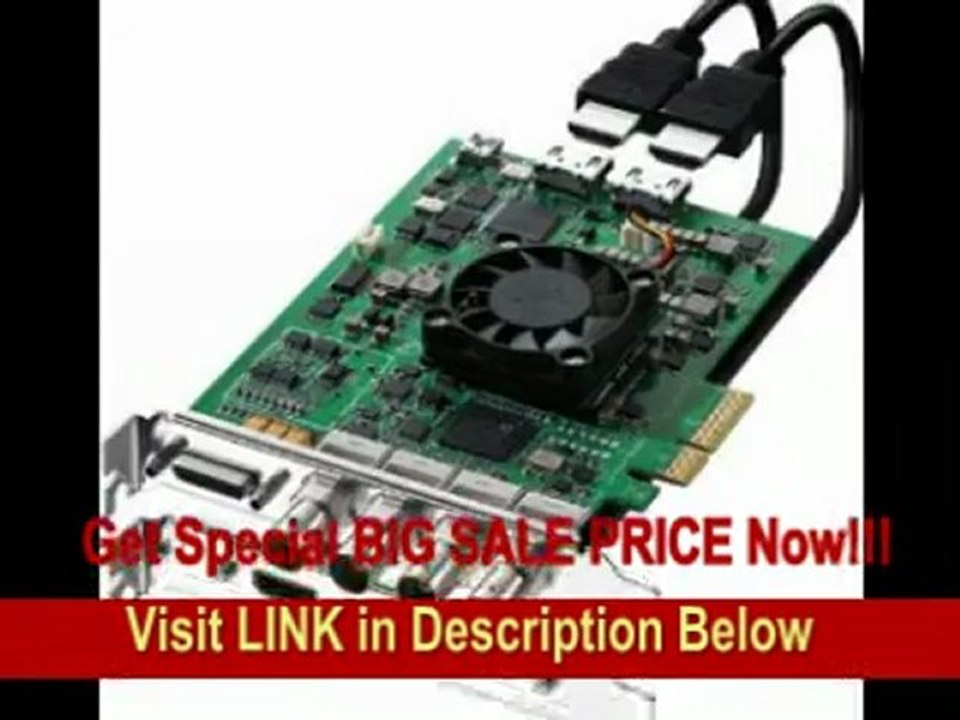 [REVIEW] Blackmagic Design DeckLink HD Extreme 3D+