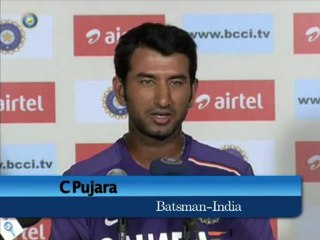 C Pujara PC 2nd test day 2 Mumbai 24 November