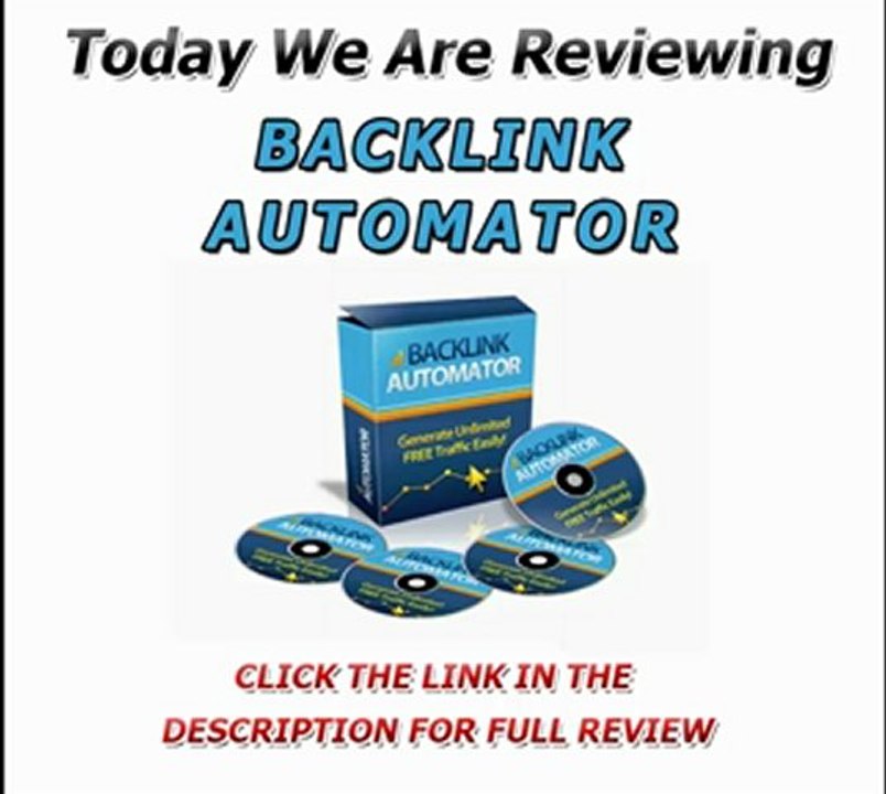 Backlink Automator Review