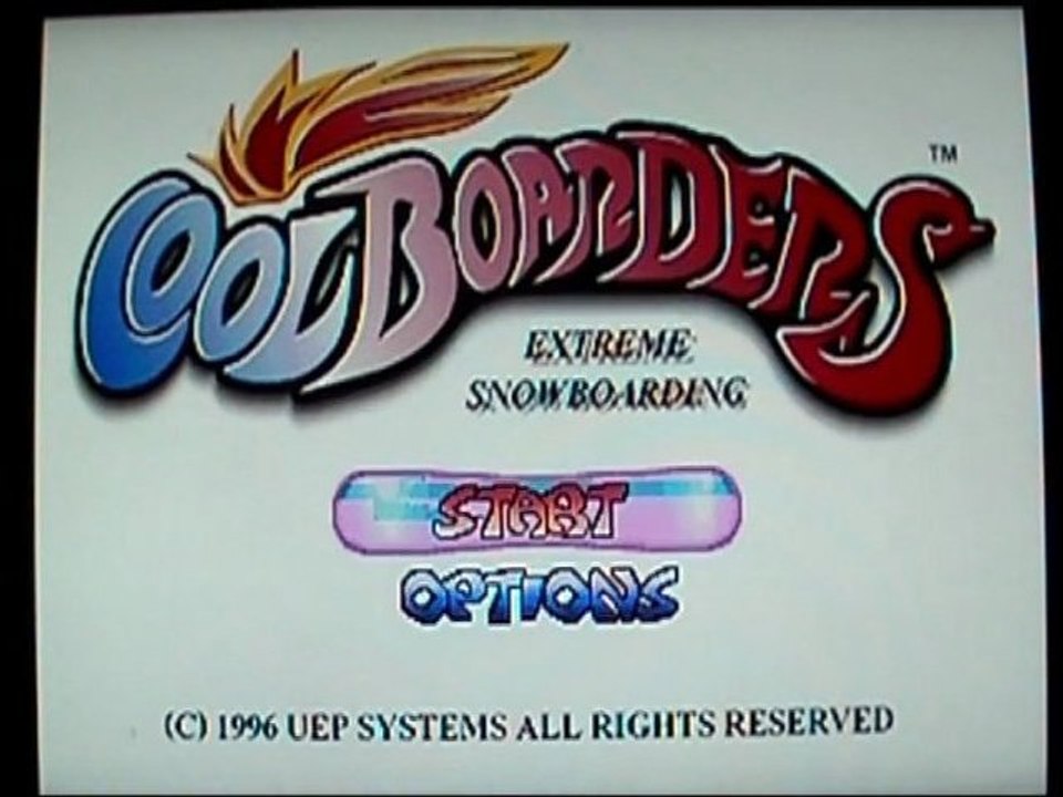 First Level - Test - CoolBoarders : Extreme Snowboarding - Playstation