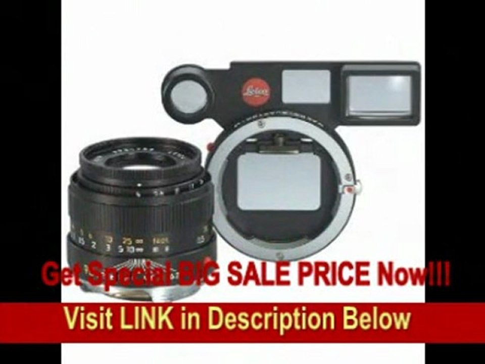 [SPECIAL DISCOUNT] Leica 90 mm/ f4 Macro-Elmar set w/Macro Adapter & Angle VF Black