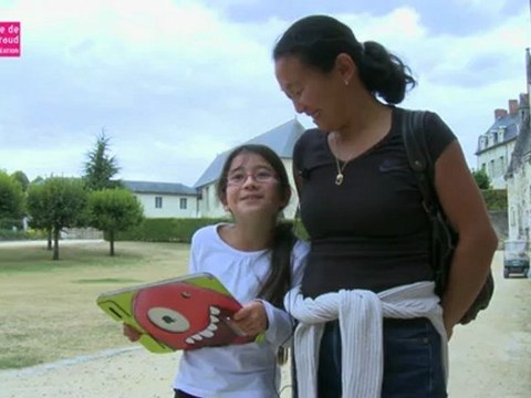Jeu iPad à l'Abbaye de Fontevraud