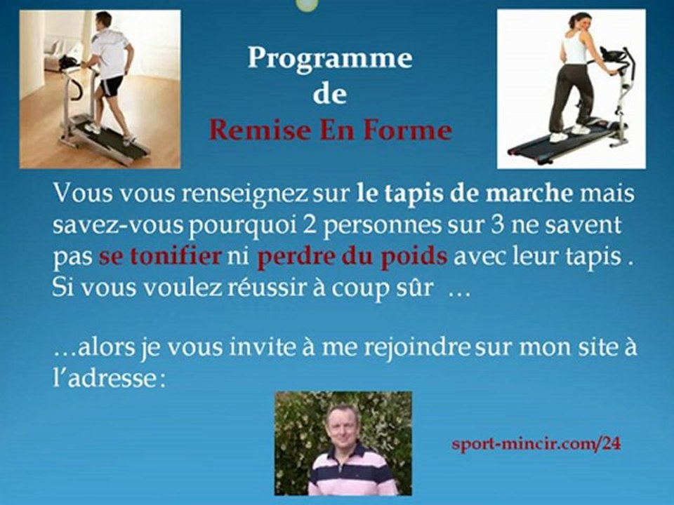 Tapis de marche chez intersport