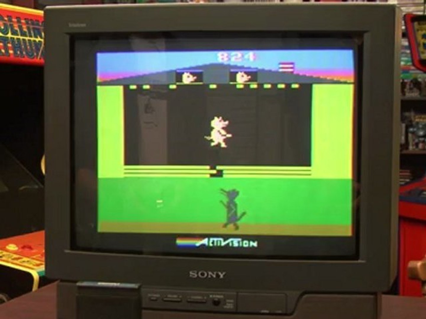 ⁣Classic Game Room - OINK! review for Atari 2600