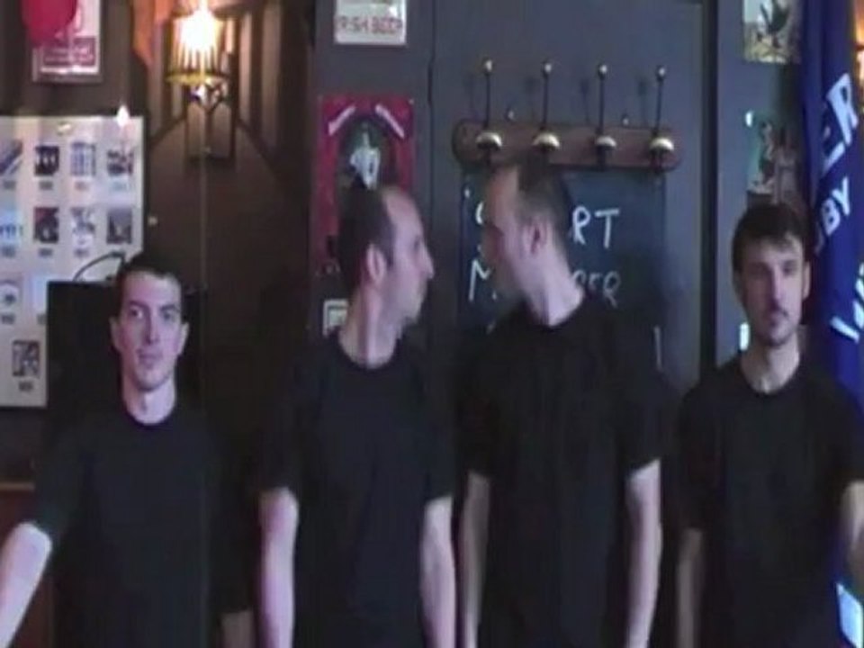 les sg s'échauffent en rythme.