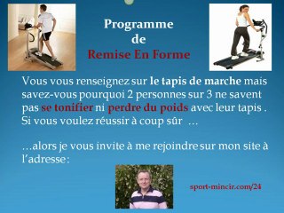 Comment utiliser un tapis de marche