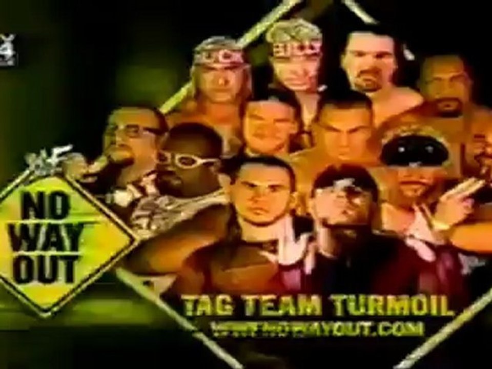 WWF No Way Out 2002 Matchcard