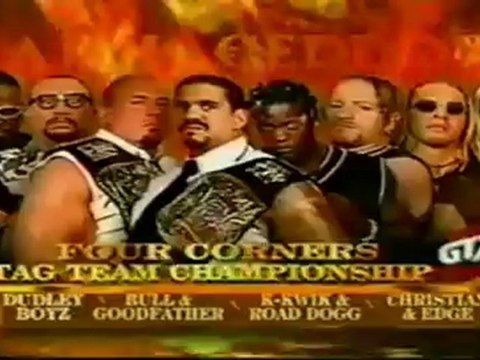 WWF Armageddon 2000 Matchcard