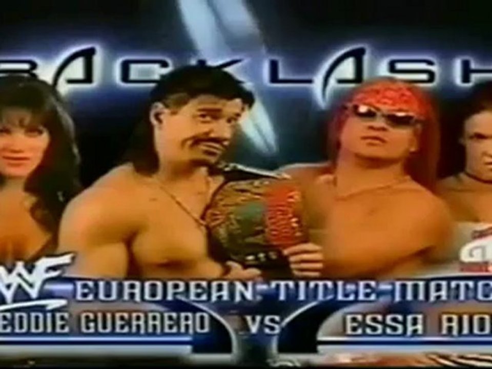 WWF Backlash 2000 Matchcard