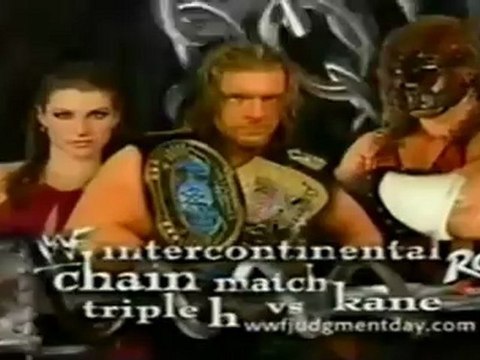 WWF Judgement Day 2001 Matchcard