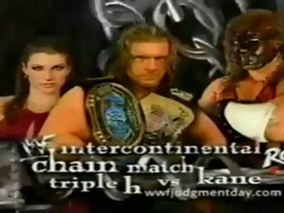 WWF Judgement Day 2001 Matchcard