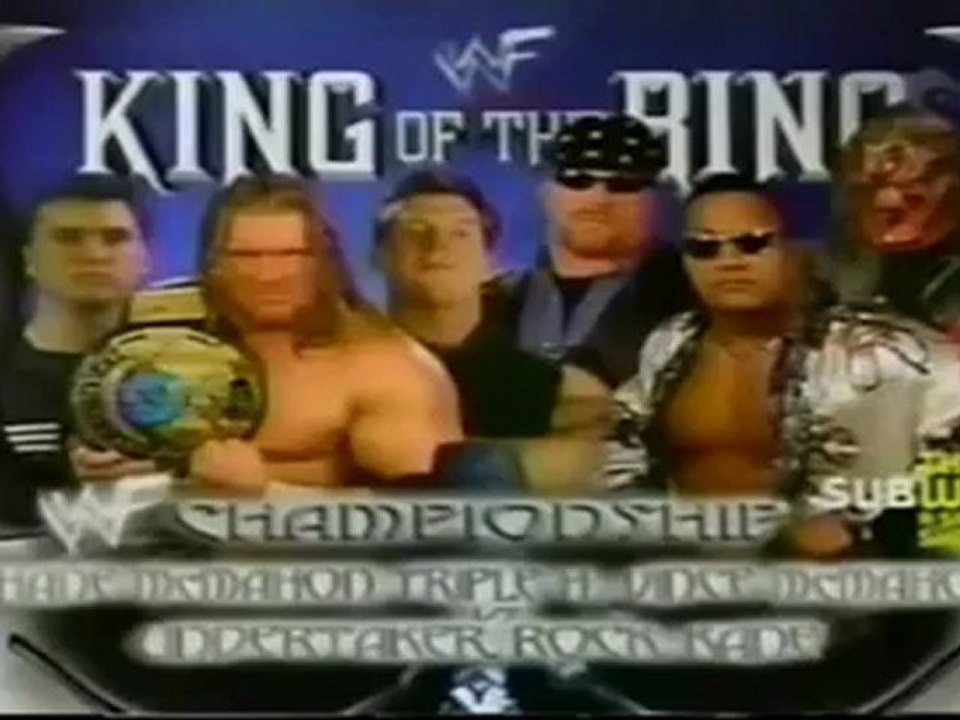 WWF King of the Ring 2000 Matchcard