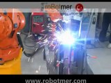 ABB ROBOTMER 1400 CHAIR ARC WELDING ROBOT - SANDALYE GAZ ALTI KAYNAK ROBOT