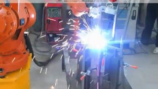 ABB ROBOTMER 1400 CHAIR ARC WELDING ROBOT - SANDALYE GAZ ALTI KAYNAK ROBOT