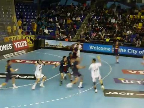 Barcelone - Szeged / Arrêt Sterbik / Handball Ligue des Champions