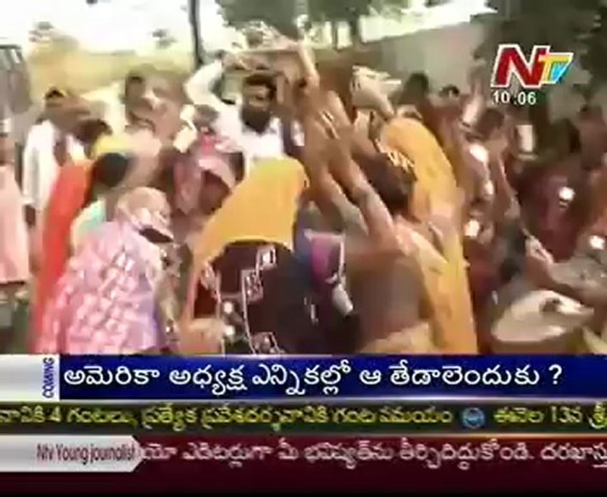 Grand welcome to MP Balaram Nayak @ Shamshabad Airport