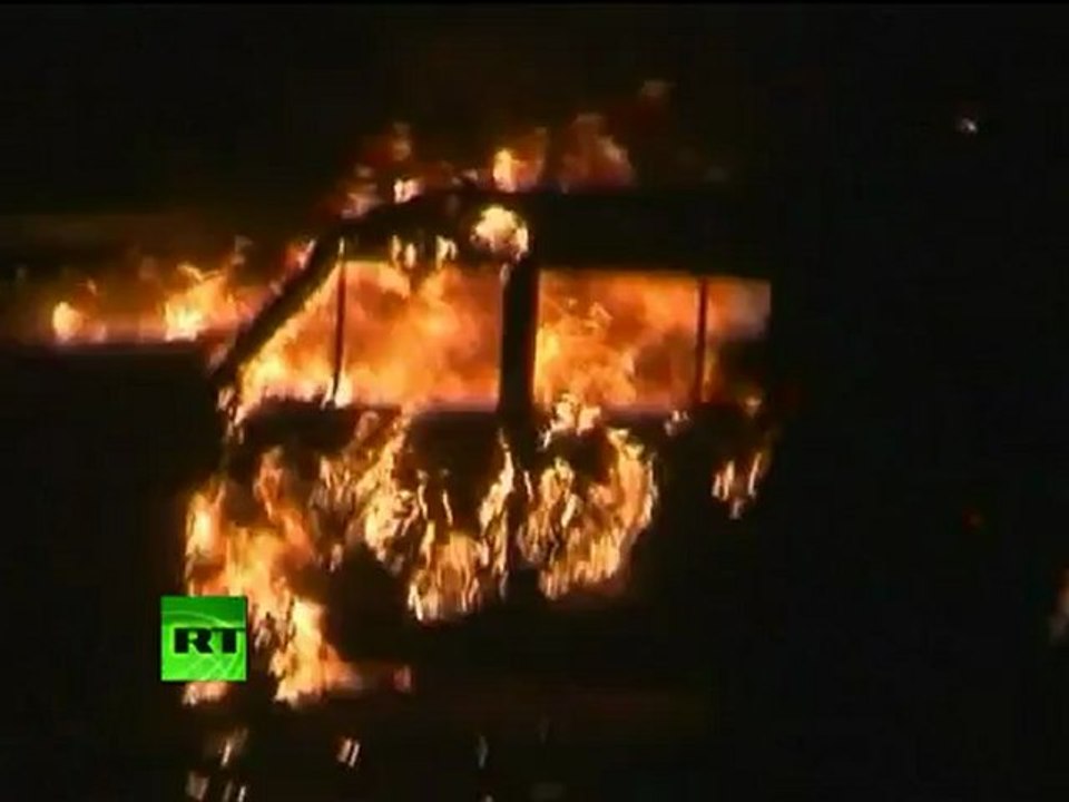 More video of night violence, fires & clashes in Cairo, Egypt