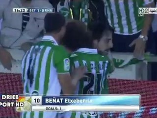 هدف مباراة ريال بيتيس 1 - 0  ريال مدريد - تعليق حفيظ دراجي