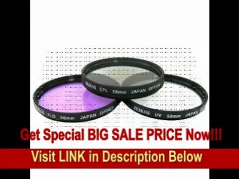 [BEST PRICE] Canon EOS Rebel T3i 18 MP CMOS Digital SLR Camera and DIGIC 4 Imaging with EF-S 18-55mm f/3.5-5.6 IS Lens & Canon 75-300 Lens (2 Lens Kit!!!!) + 32GB Memory+ 2 Extra Batteries + Charger + 3 Piece Filt