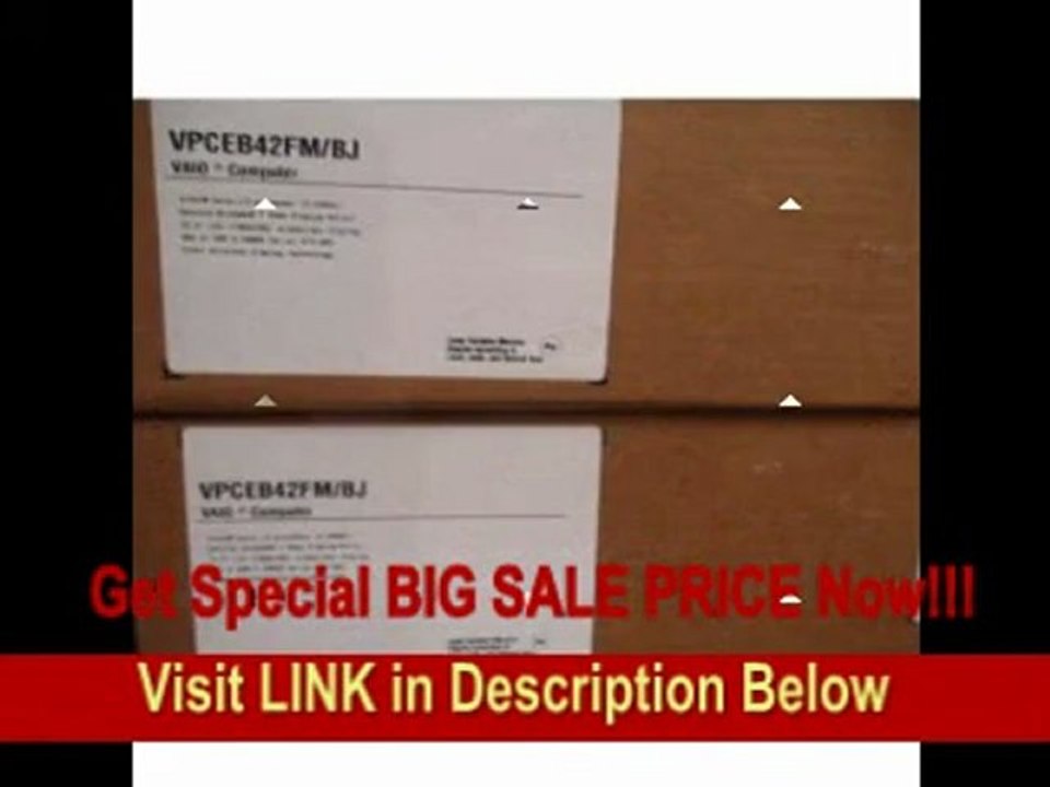 [SPECIAL DISCOUNT] Sony VAIO VPC-EB42FX/BJ 15.5-Inch Widescreedescreen Entertainment Laptop (Black)