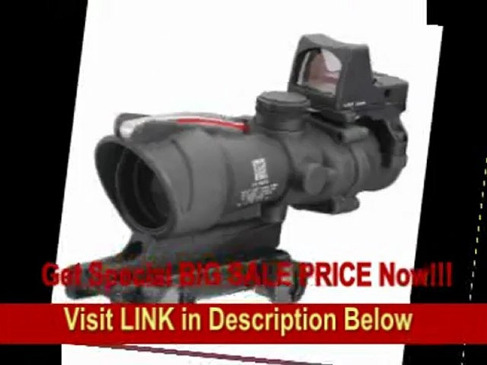 [BEST BUY] Acog 4 X 32 Scope Dual Illuminated 4.0 Moa Crosshair .223 Ballistic Reticle, Red