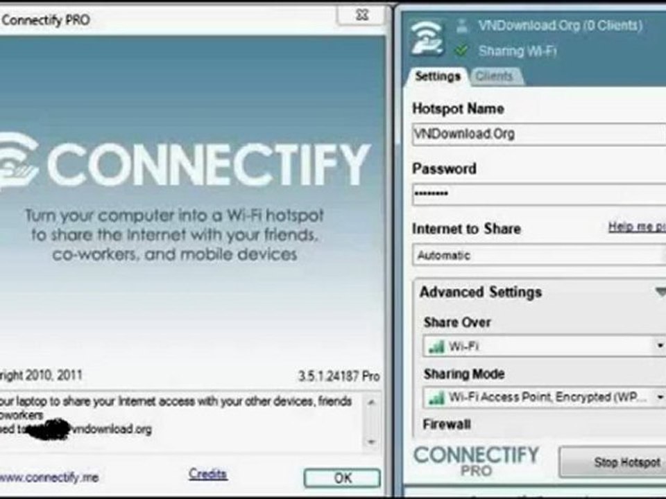 Connectify Pro v3.5.1 Build 24187 Keygen + Torrent , télécharger 100% Working