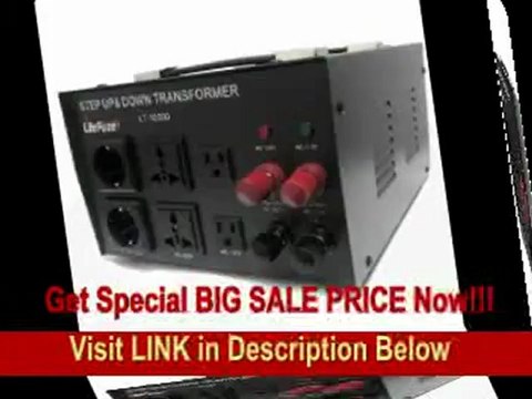 [REVIEW] LiteFuze LT-20000 20,000 Watt Heavy Duty Voltage Converter Transformer - Step Up/Down 110/120/220/240V - Patented Universal Output Socket - Circuit Breaker Protection Note: This unit needs to be hardw