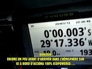 Javier Sansó a franchi l'équateur