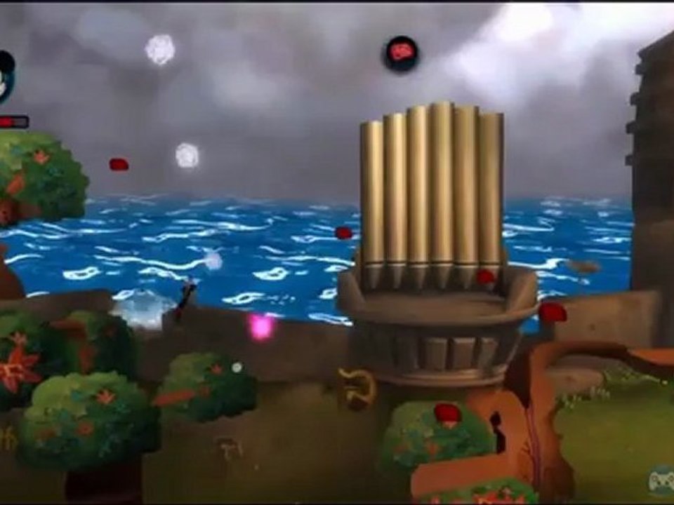 Epic Mickey 2 : Le Retour des Héros. Passage vers le tunnel du train.