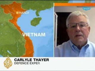 China lands jet on first aircraft carrier