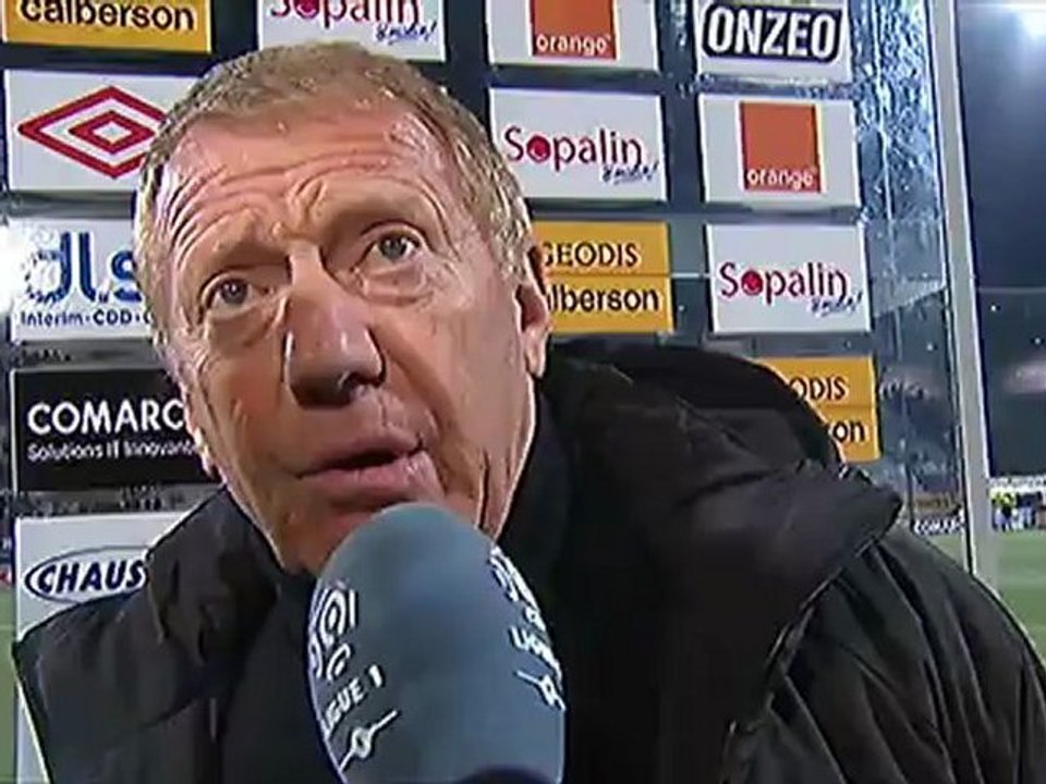 Interview de fin de match : AS Nancy Lorraine - AC Ajaccio - saison 2012/2013