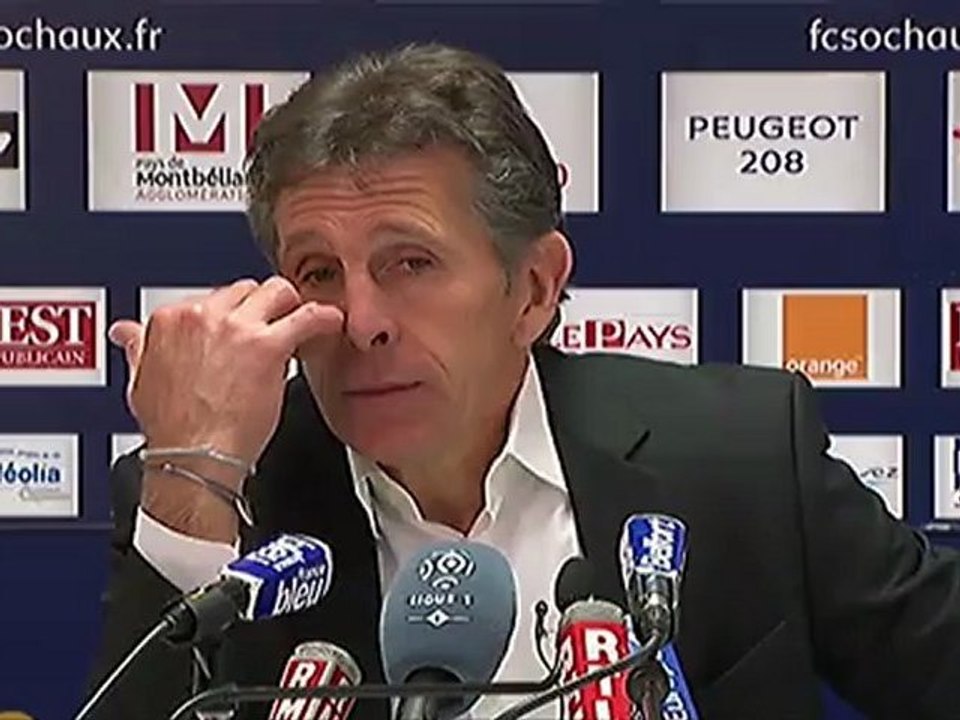 Conférence de presse FC Sochaux-Montbéliard - OGC Nice : Eric HELY (FCSM) - Claude  PUEL (OGCN) - saison 2012/2013