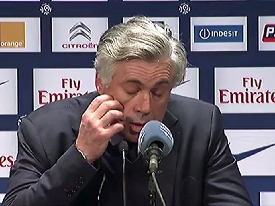 Conférence de presse Paris Saint-Germain - ESTAC Troyes : Carlo ANCELOTTI (PSG) - Jean-Marc FURLAN (ESTAC) - saison 2012/2013