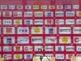 Conférence de presse Stade de Reims - Stade Brestois 29 : Hubert FOURNIER (SdR) - Landry CHAUVIN (SB29) - saison 2012/2013