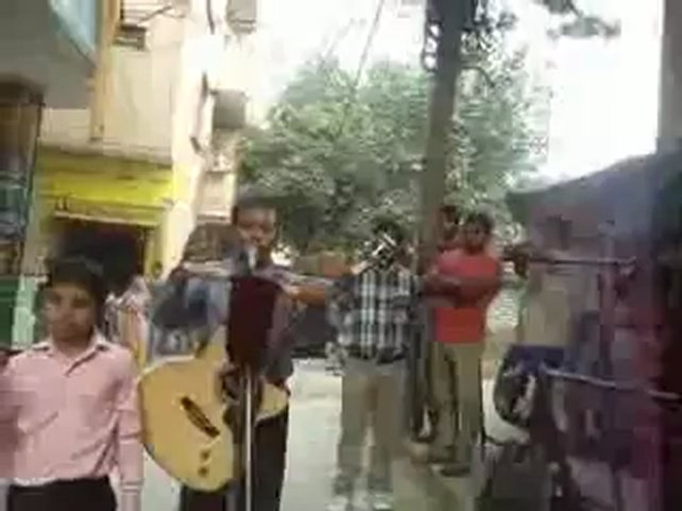 Gospel Open air Preaching by "Evangelist Hemant & daughter Glory Daniels @ South Delhi Sunlight  Colony