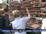 Hollande star des santons 