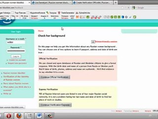 Russian women blacklist