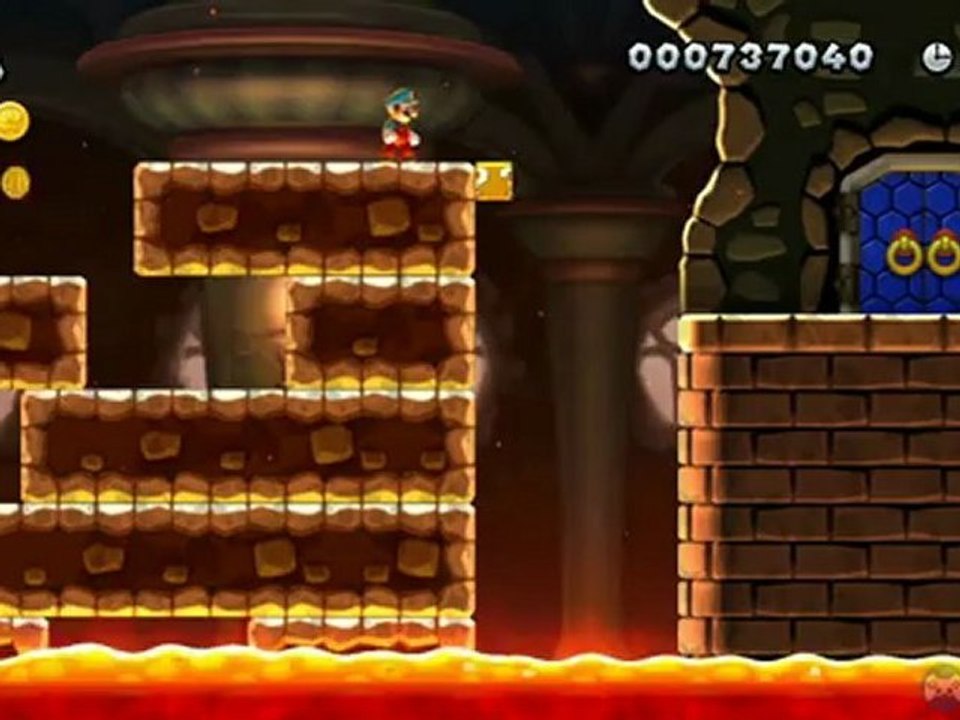 Soluce Mario Bros. U : Château pilon de Morton (2-Château)