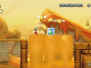 Soluce Mario Bros. U : Désert aux geysers (2-4)