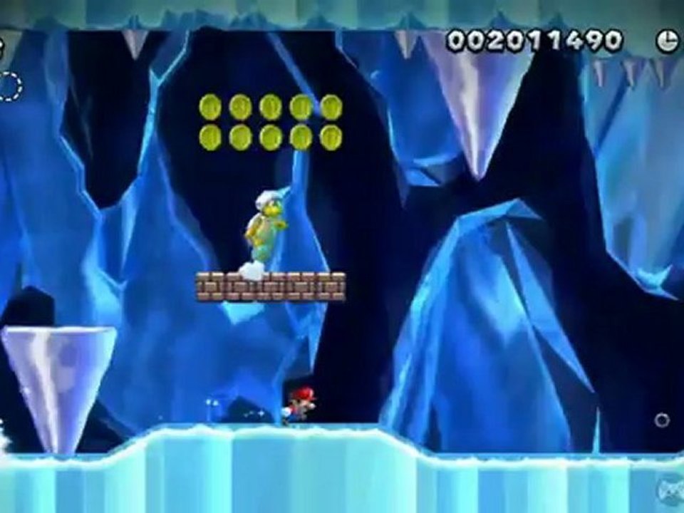 Soluce Mario Bros. U : Grotte aux stalactites (4-5)
