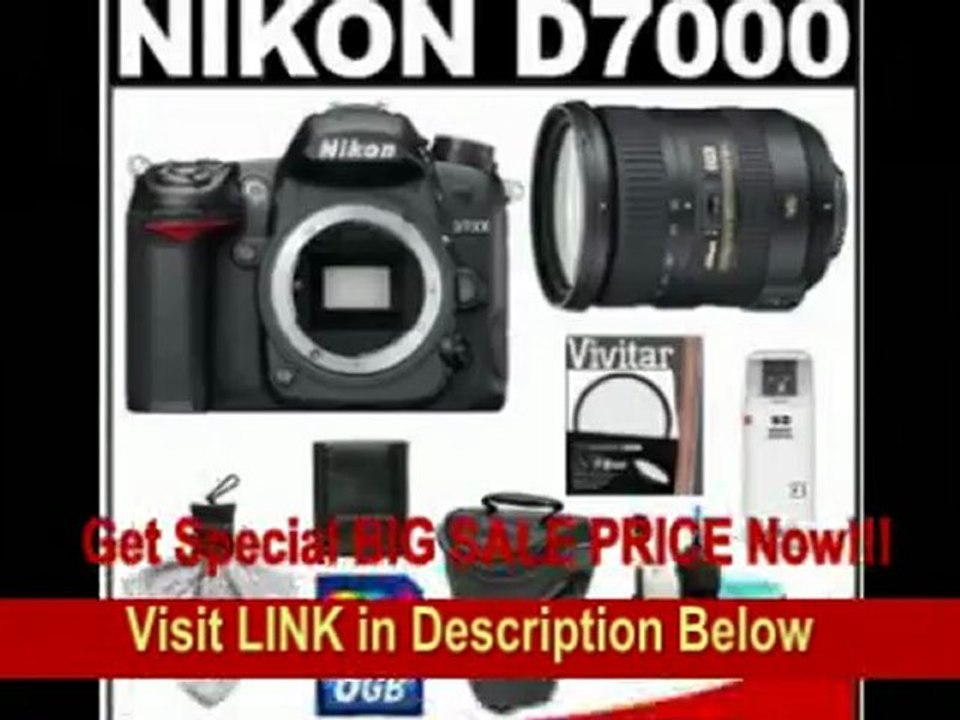 [FOR SALE] Nikon D7000 Digital SLR Camera Body with 18-200mm VR II Zoom Lens + 8GB Card + Filter + Holster Case + Accessory Kit