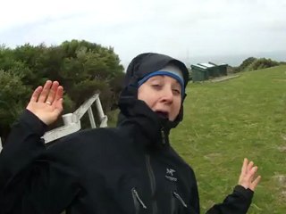 The Windy East Cape Lighthouse, NZ 2012